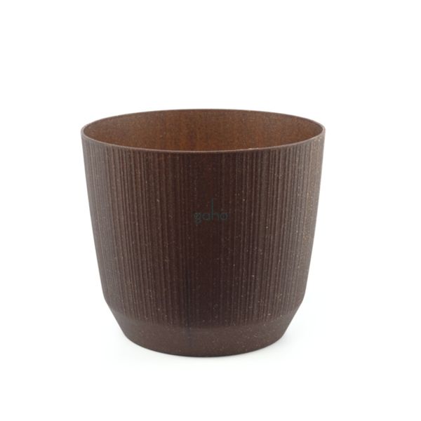 KVETINÁČ Ryfo Eco Wood 10,7cm DRF110W KÁVOVÝ