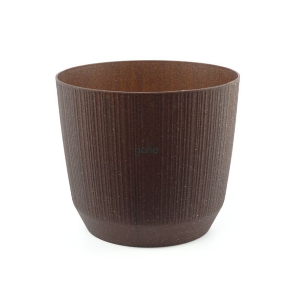 KVETINÁČ Ryfo Eco Wood 19,5cm DRF200W KÁVOVÝ