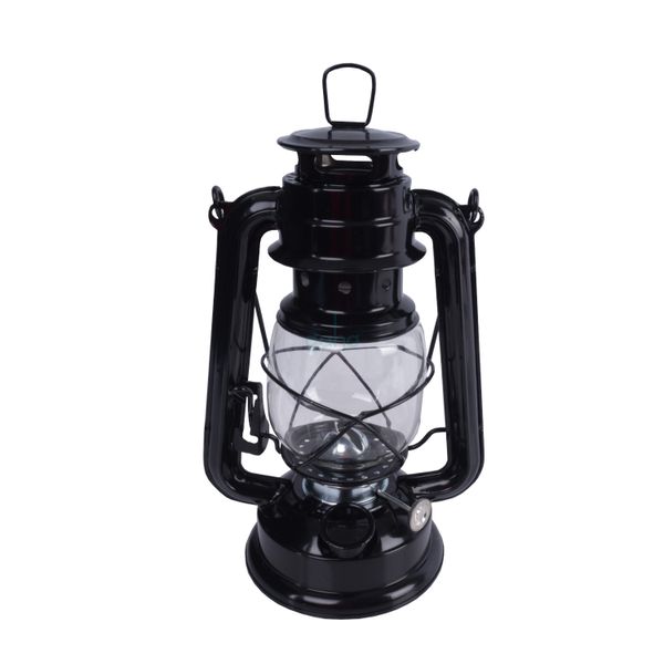 LAMPA petrolejová 24cm ČIERNÁ Anima