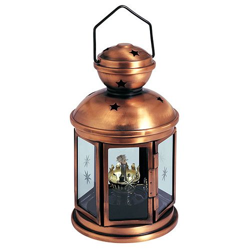 LAMPÁŠ petrolejový MagicHome CL0425A Nightstar Cu EN1405 MEDENÝ