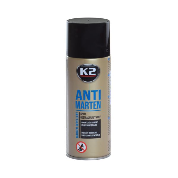 ODPUDZOVAČ na KUNY, MAČKY, HLODAVCE 400ml sprej K2 Perfect Anti Marten