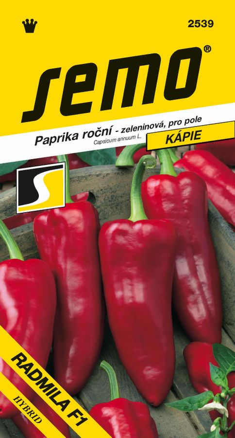 PAPRIKA sladká kápia na rýhlenie Radmila F1