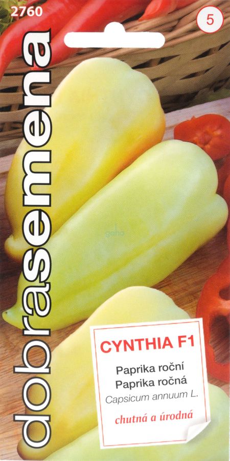 PAPRIKA sladká na rychlenie Cynthia F1