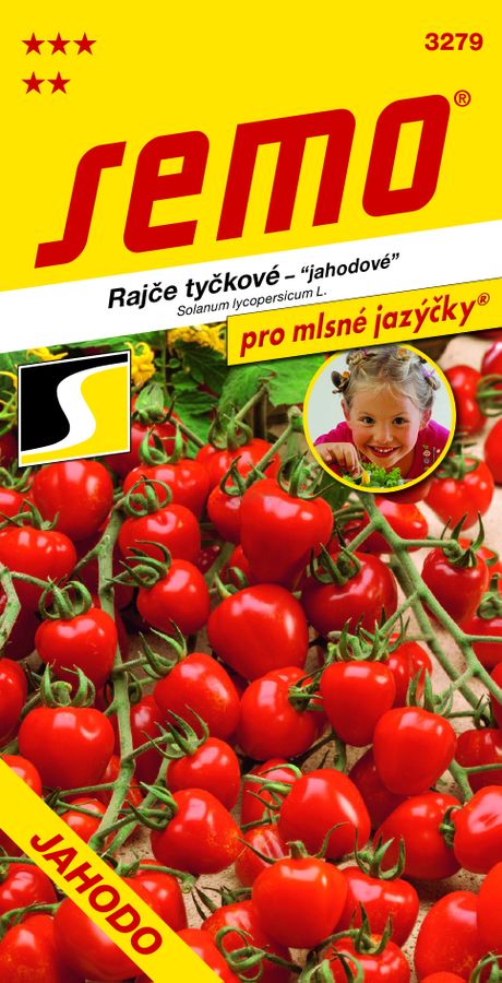 RAJČIAK kolíkový čerešňový Jahodo mlsné jazýčky